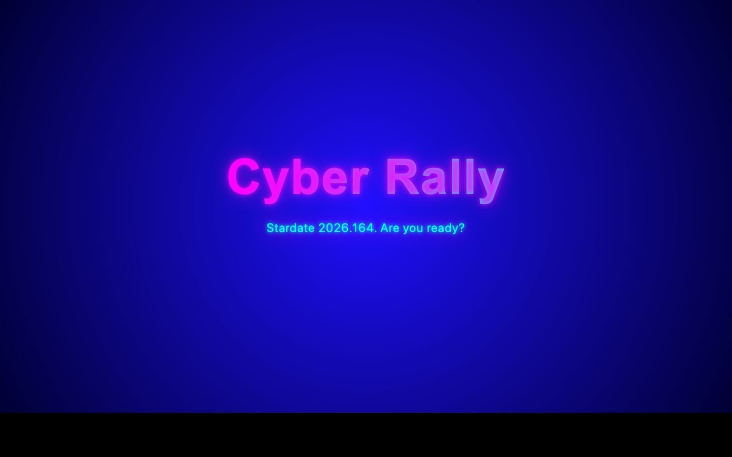 Cyber Rally game screenshot